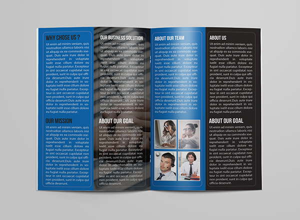 Corporate Bifold Business Brochure Template PSD FREE DOWNLOAD