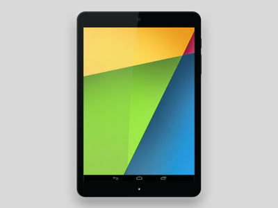 Free Nexus 9 Tablet PSD