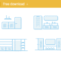 Free Vector Room icons