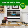 Website UI Template Mockup PSD Free Download