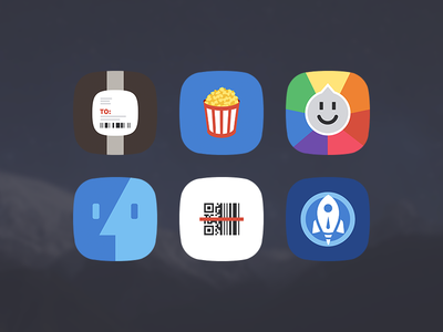 60 Flat Icons For iOS 8