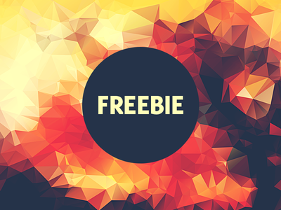 Free Polygonal Low Poly Background Texture Vol.20