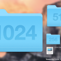 Yosemite Folder Icon Templates PSD File