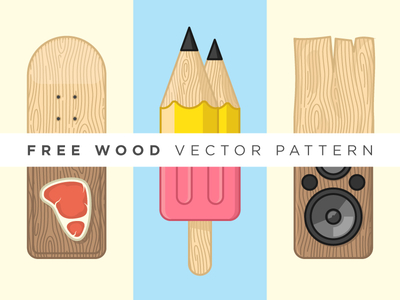Free Customizable Texture Wood Vector Pattern