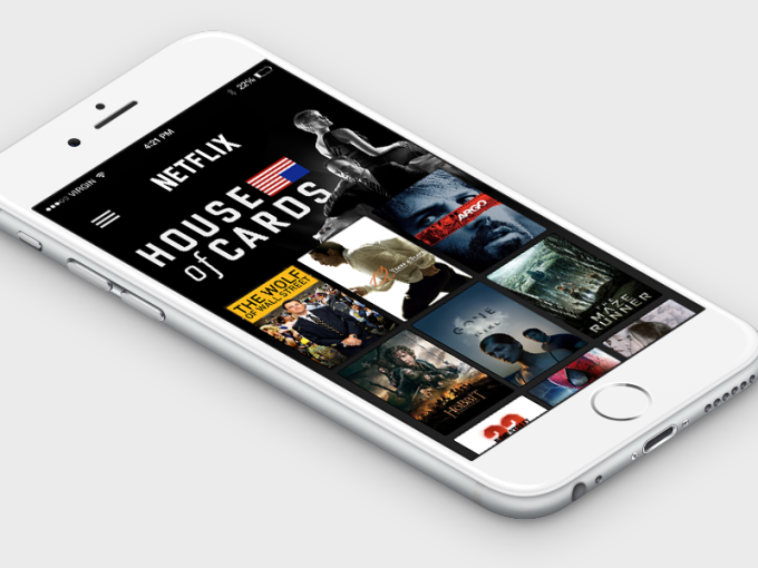 Netflix for iPhone 6 Concept PSD