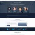 Artica - PSD One Page Web Template